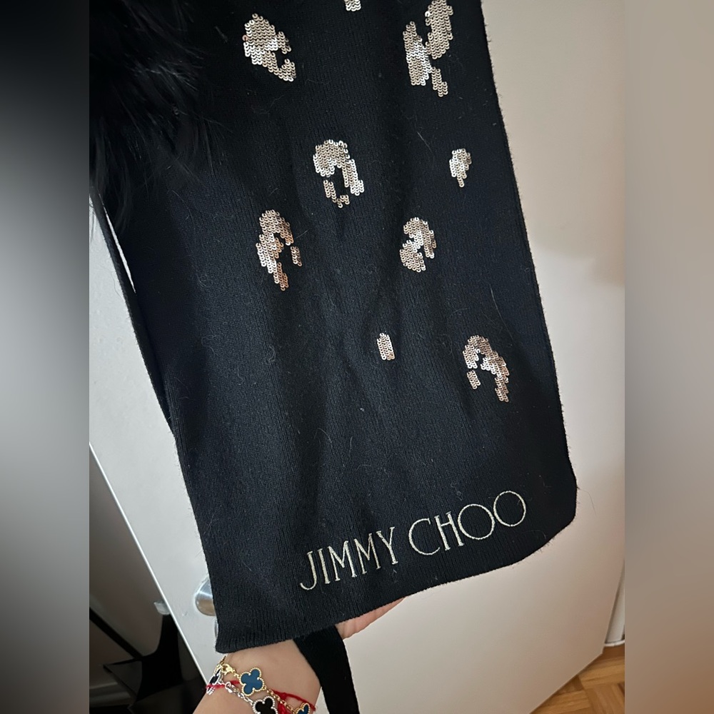 Jimmy Choo Real Fox Fur Collar Scarf